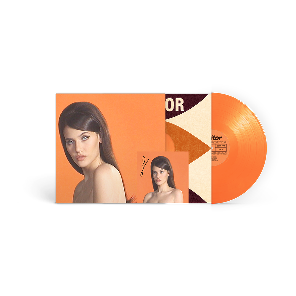 Visitor Store Exclusive Orange Vinyl + Signed Art Card