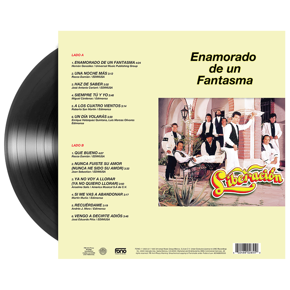 Liberación - Enamorado De Un Fantasma 1LP Vinyl