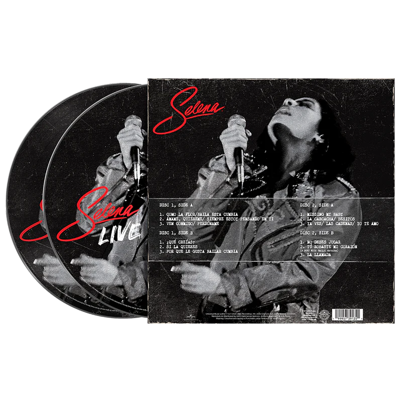 Selena LIVE (Remastered) 2LP Picture Disc Vinyl