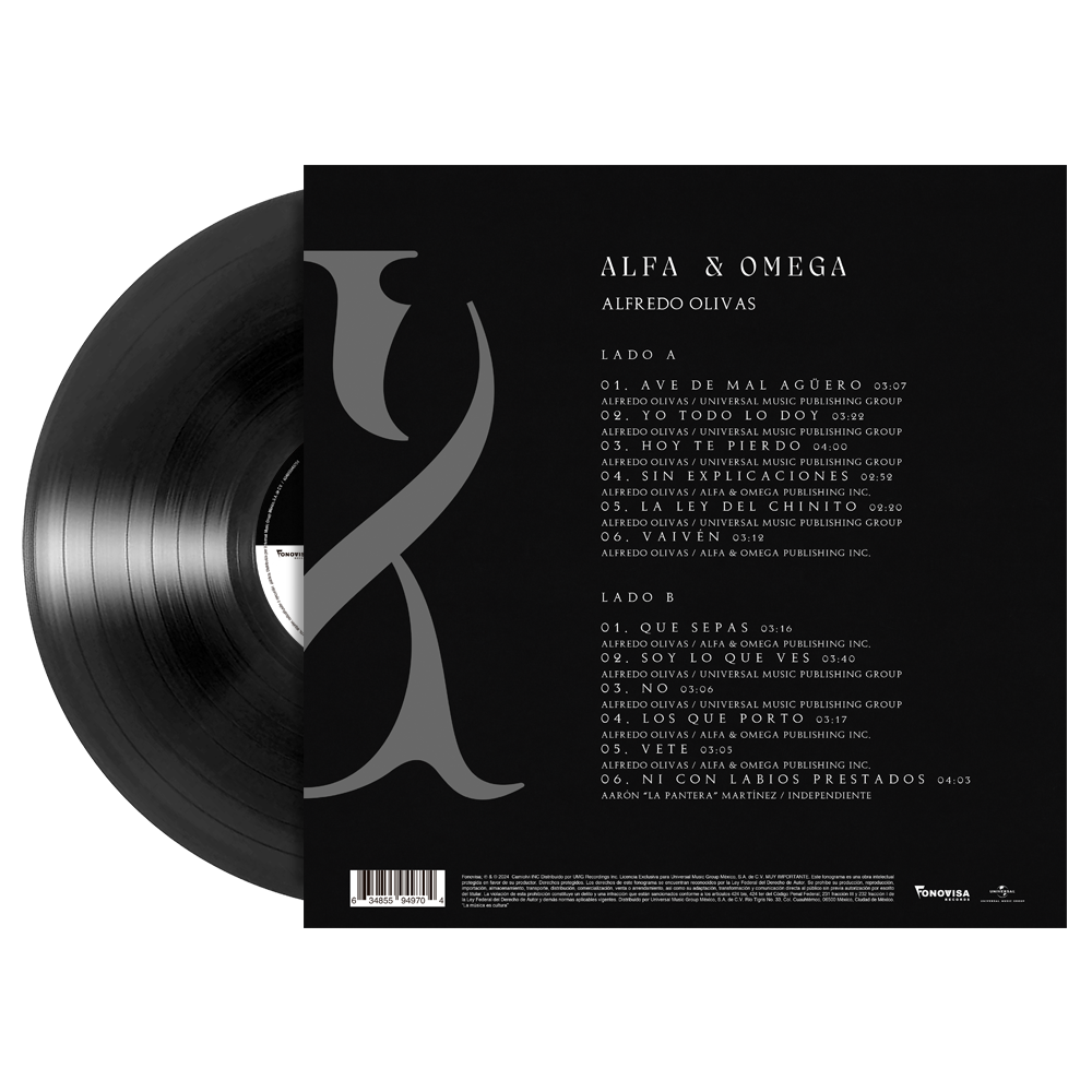 ALFA & OMEGA 1LP Vinyl