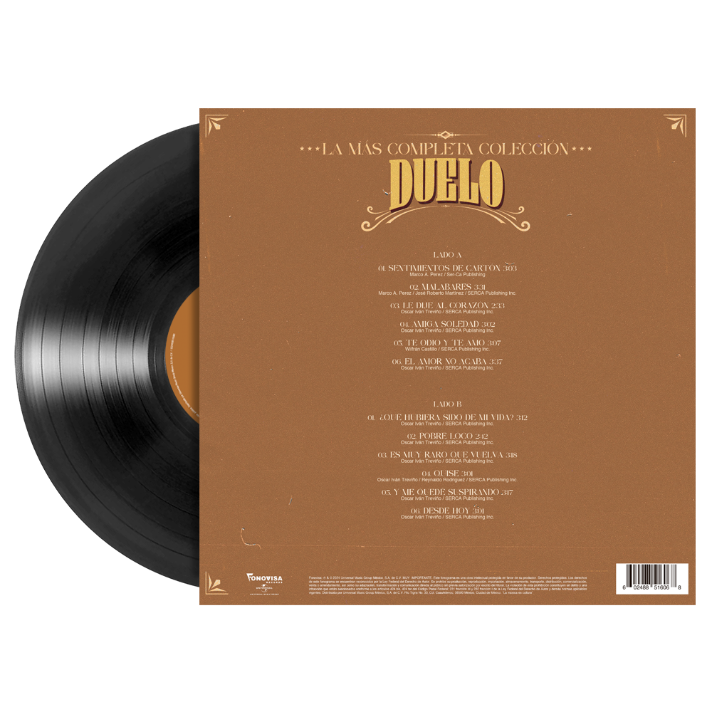 Duelo - La Más Completa Colección 1LP Vinyl