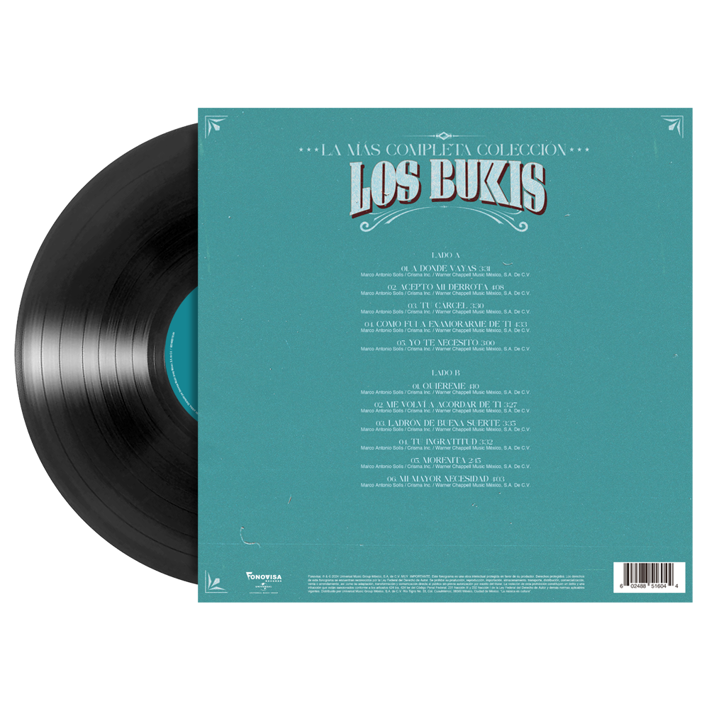 Los Bukis- La Más Completa Colección 1LP Vinyl