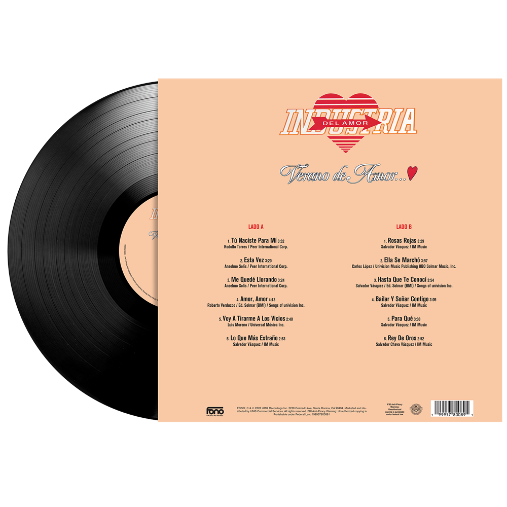 Industria del Amor - Verano de Amor 1LP Vinyl