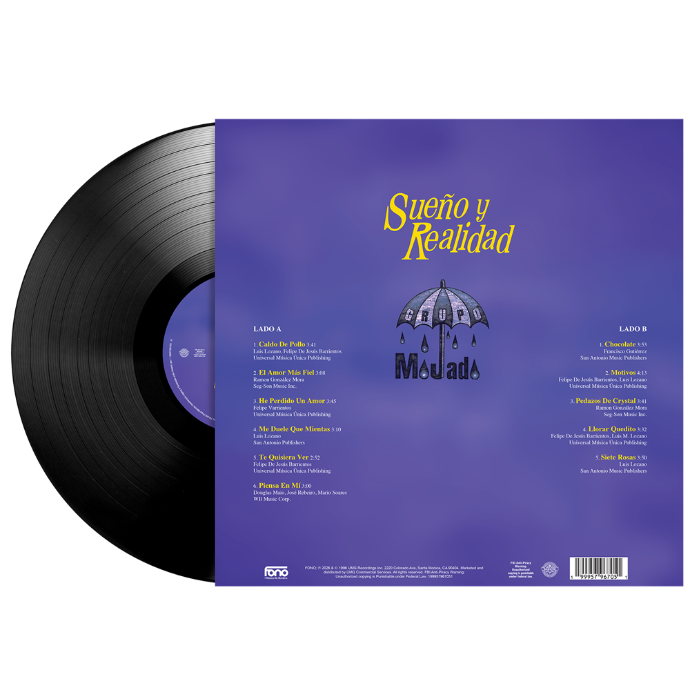 Grupo Mojado - Sueño Y Realidad 1LP Vinyl