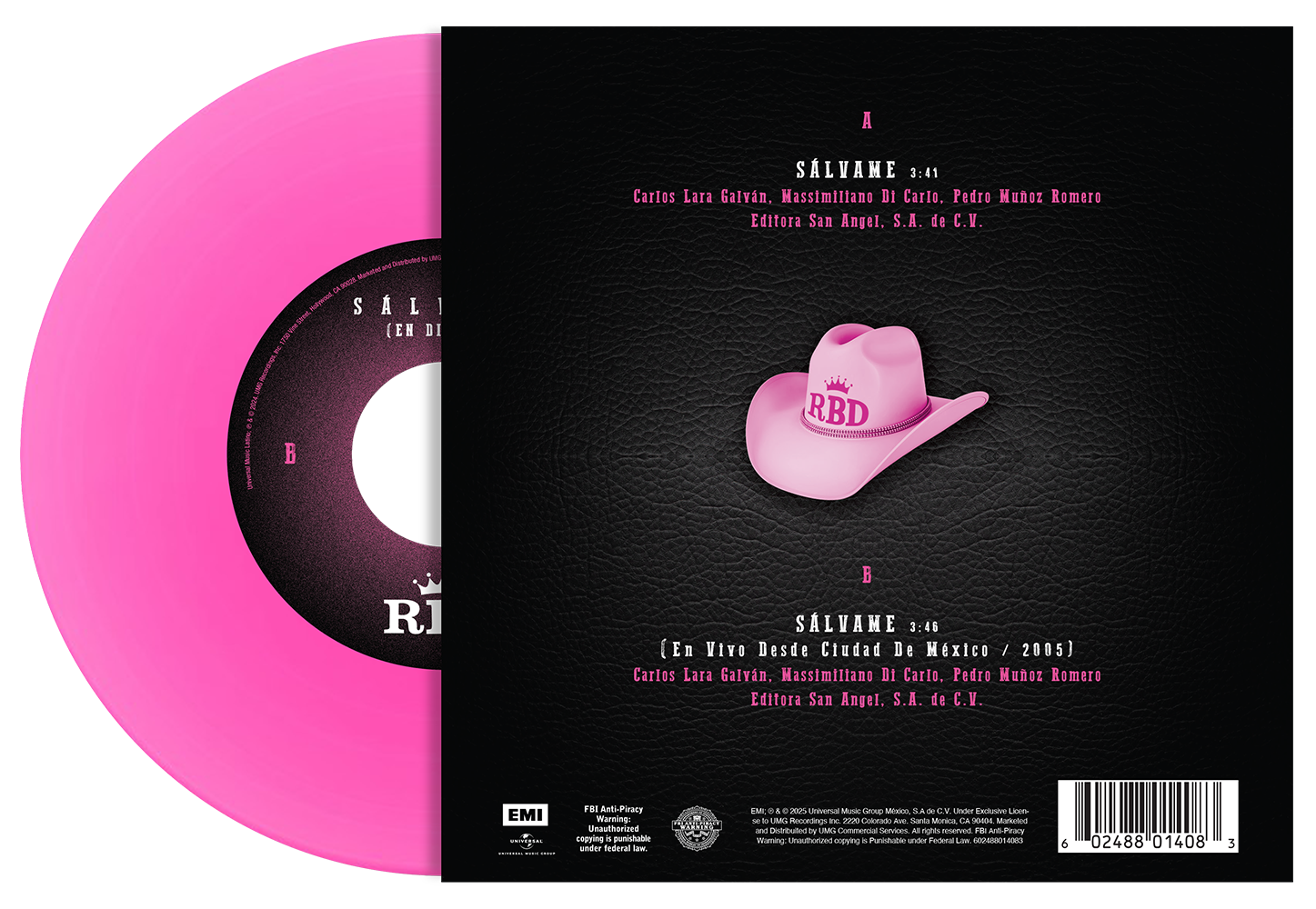 Sálvame - 7" Vinyl - Single's Day Exclusive