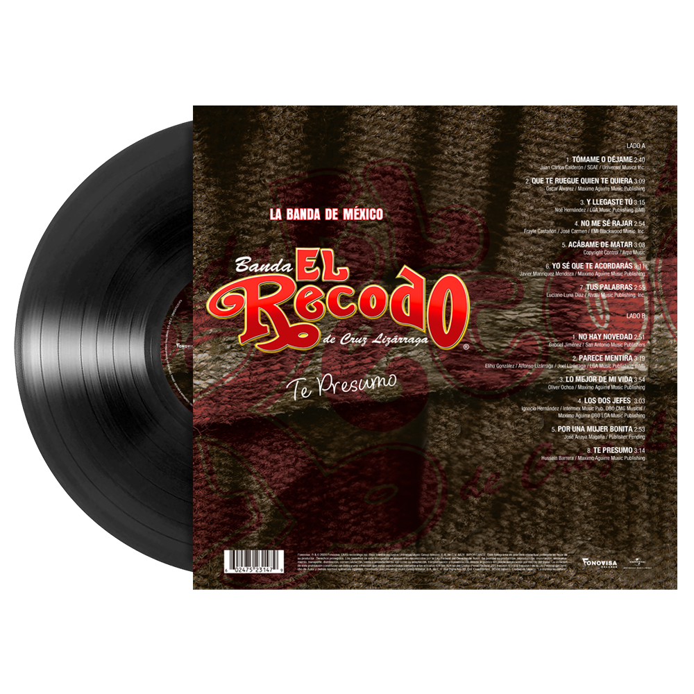 Te Presumo 1LP Vinyl