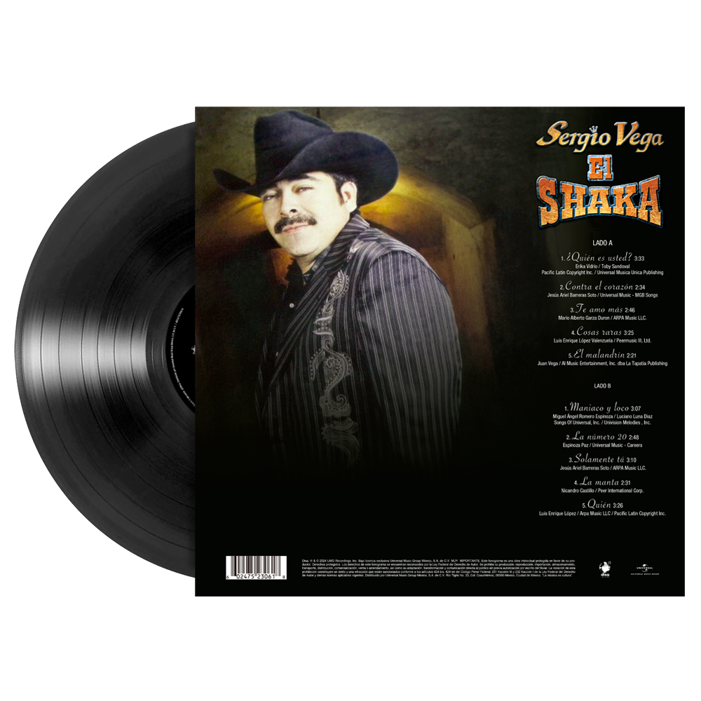 Sergio Vega "El Shaka"- ¿Quién Es Usted? 1LP Vinyl