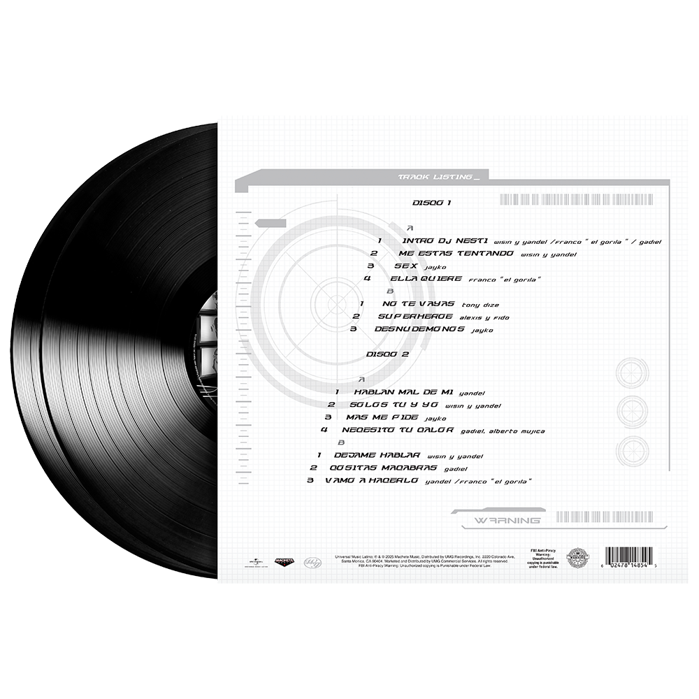 Wisin & Yandel Present Nesty "La Mente Maestra" 2LP Vinyl
