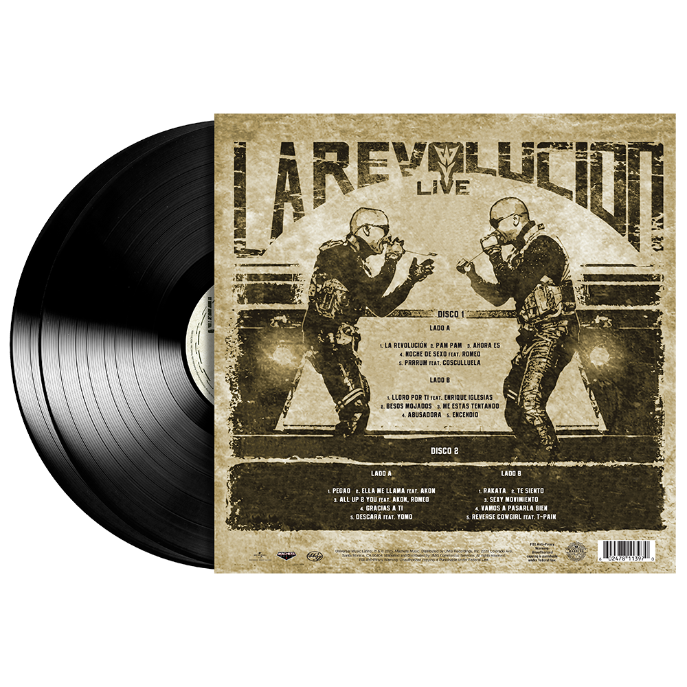 La Revolución Live 2LP Vinyl