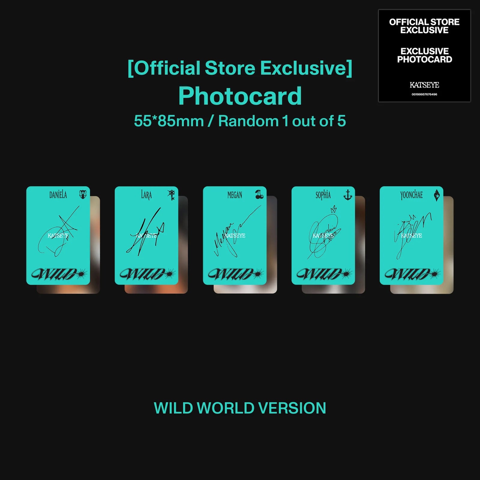 WILD (Wild World ver.) - Official Store Exclusive CD + Signed Artcard