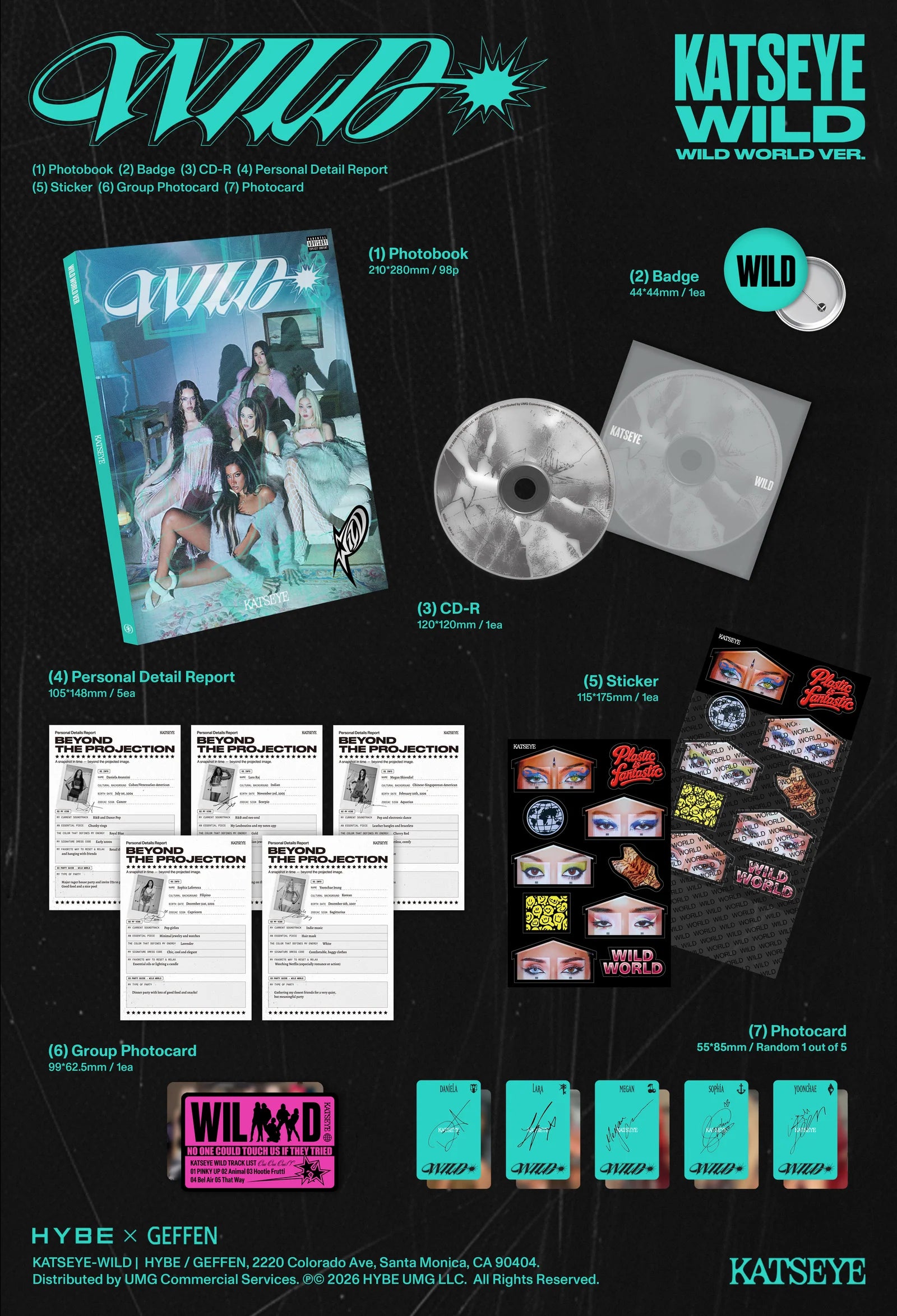 WILD (Wild World ver.) - Official Store Exclusive CD + Signed Artcard