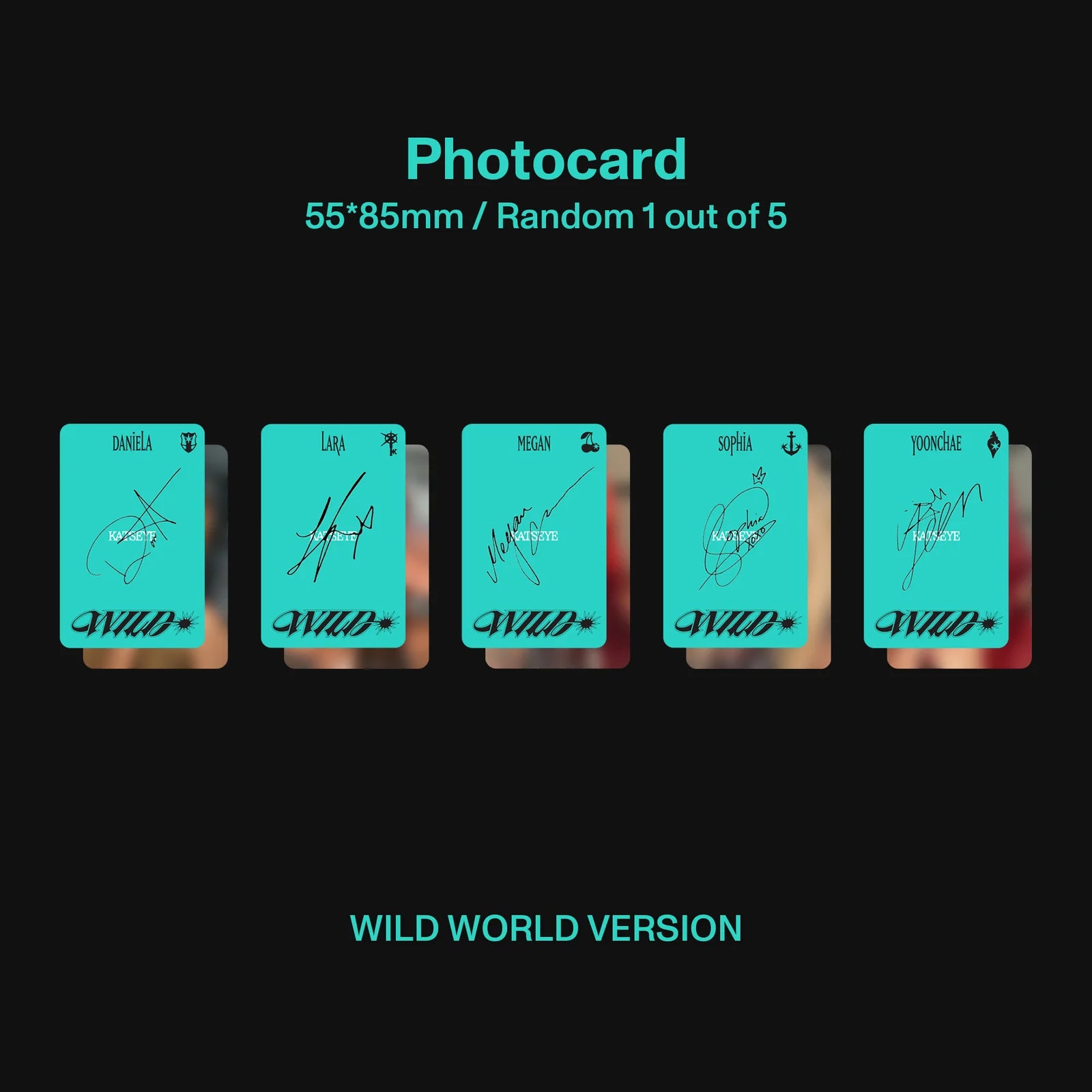 WILD (Wild World ver.) - Official Store Exclusive CD + Signed Artcard