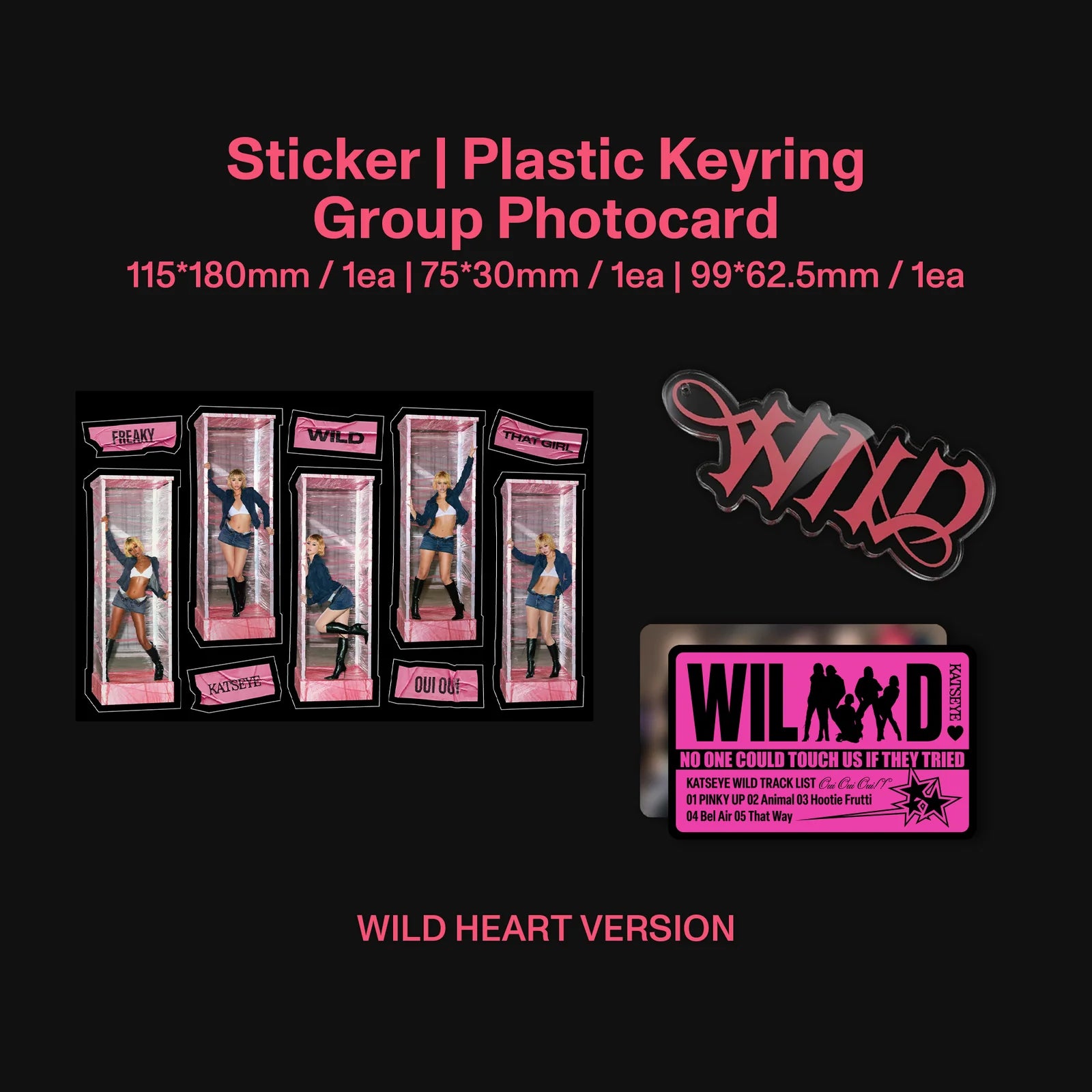 WILD (Wild Heart ver.) - Official Store Exclusive CD + Signed Artcard