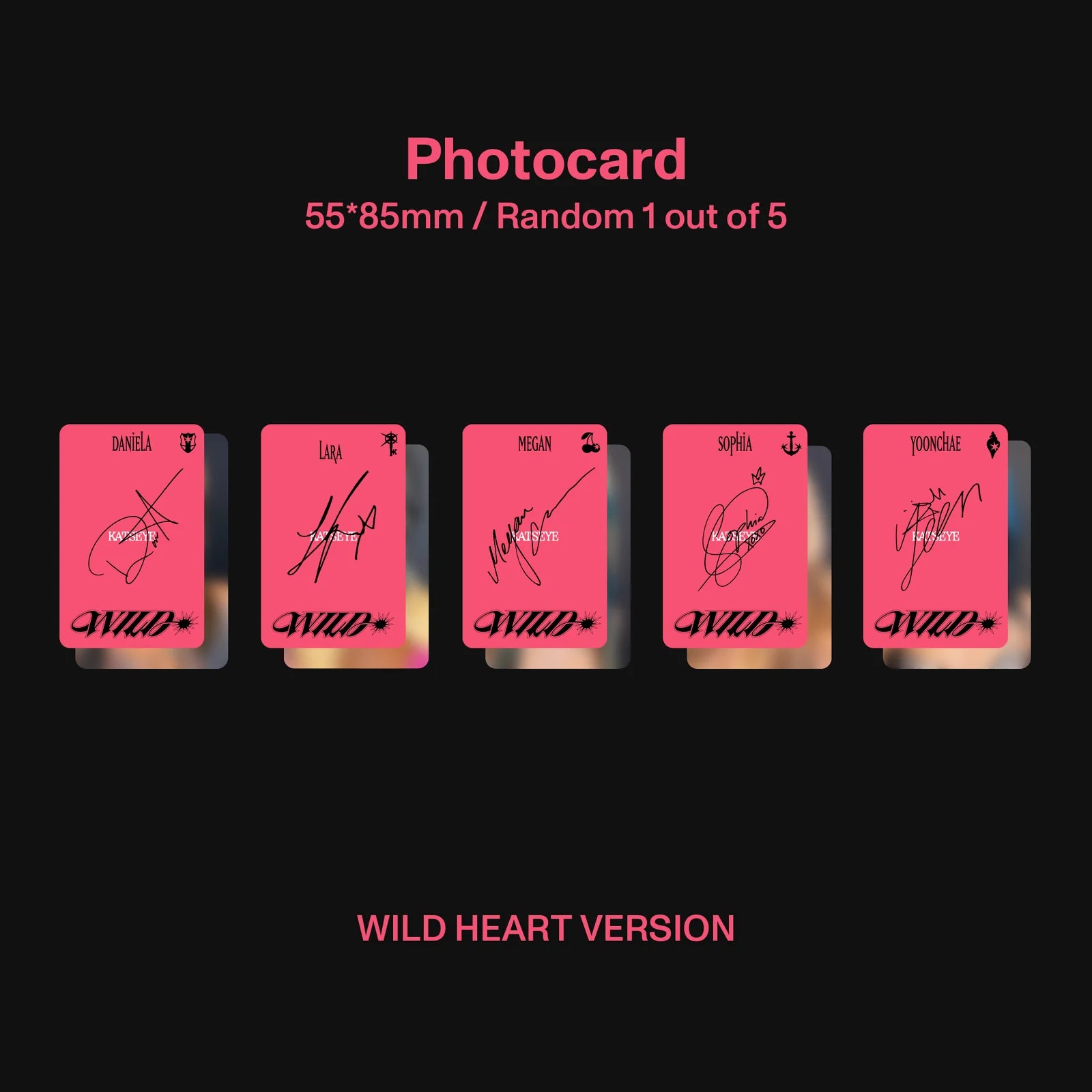WILD (Wild Heart ver.) - Official Store Exclusive CD + Signed Artcard