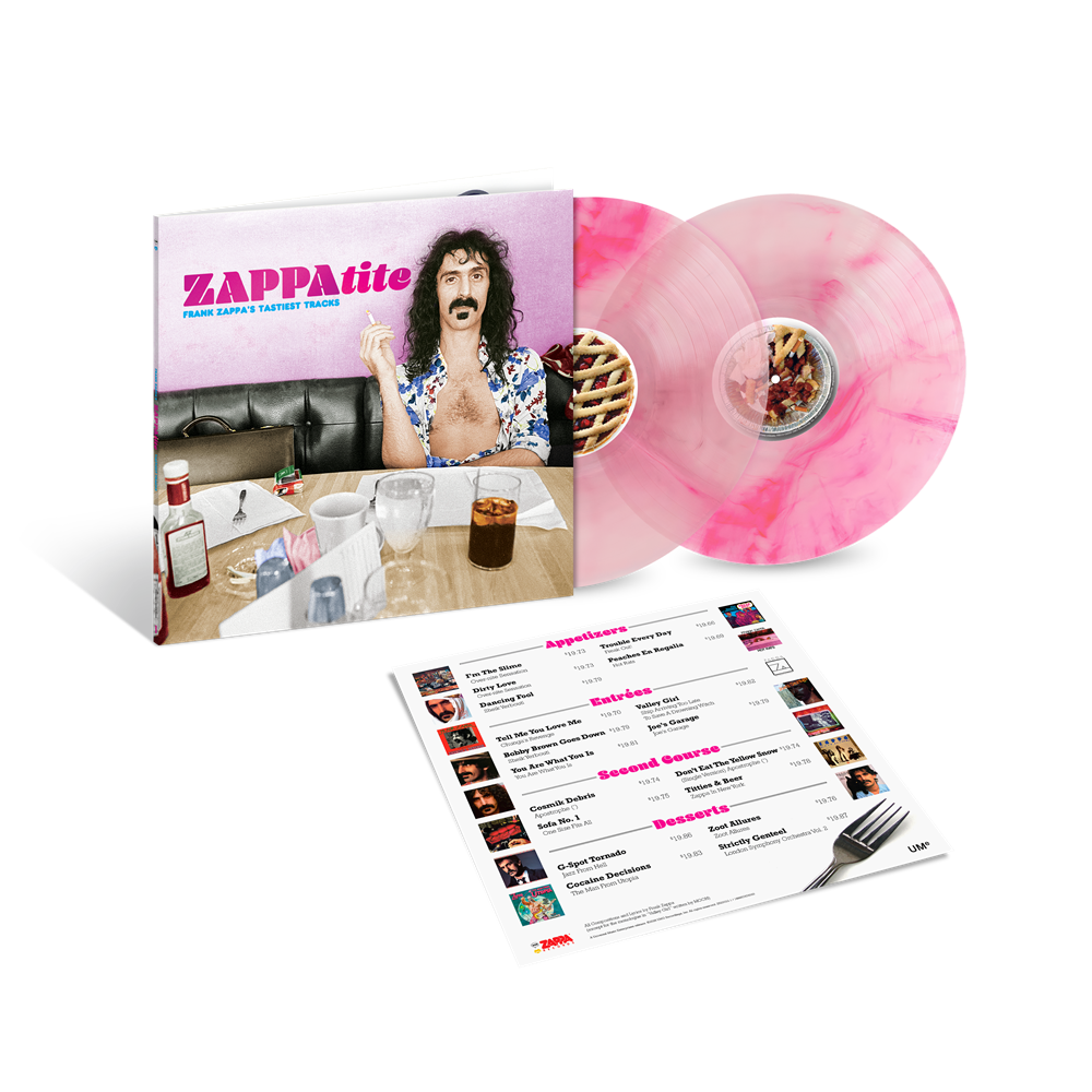 ZAPPAtite: Frank Zappa's Tastiest Tracks 2LP - Pink Swirl (Limited Edition)