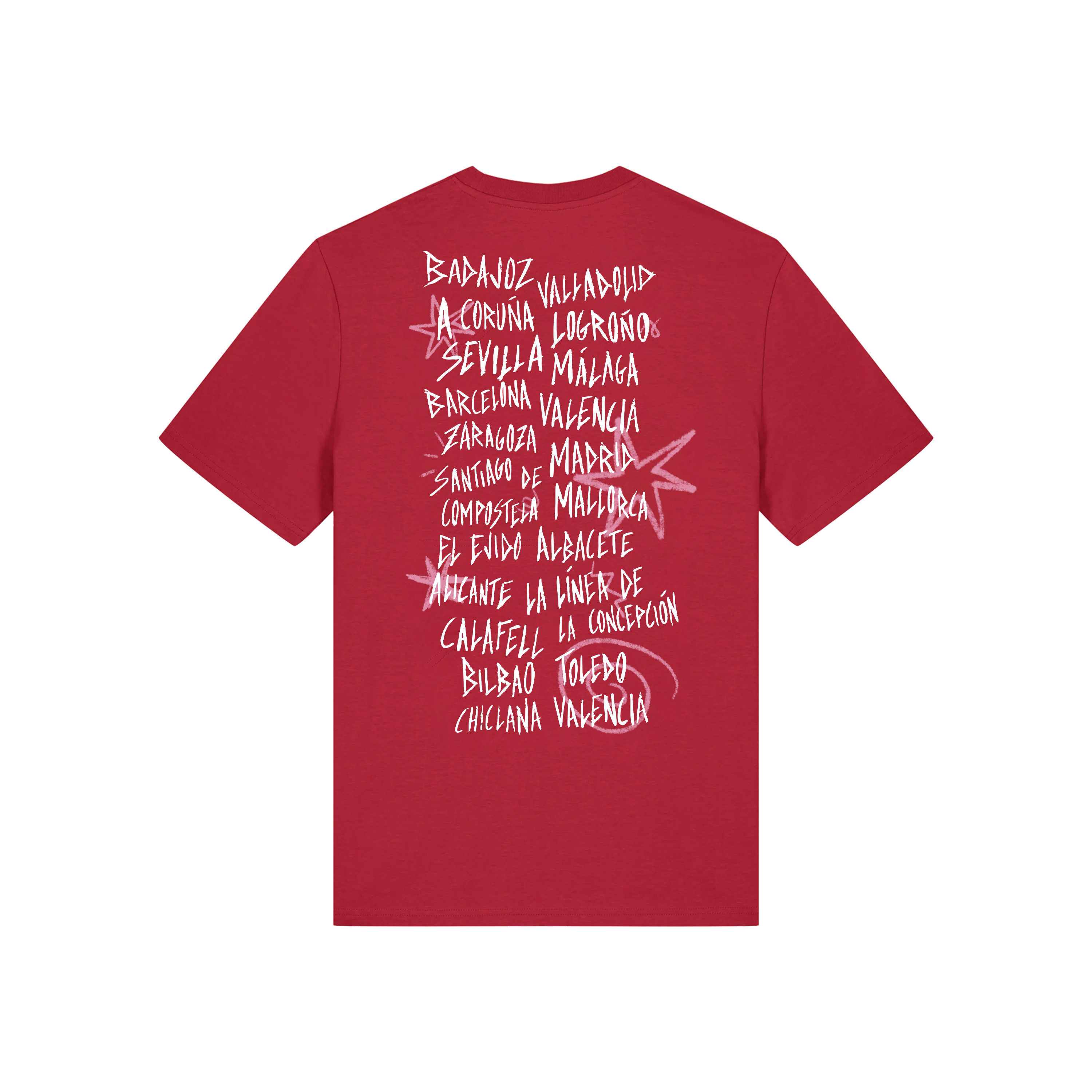 Playera "la libreta rosa tour" 2025