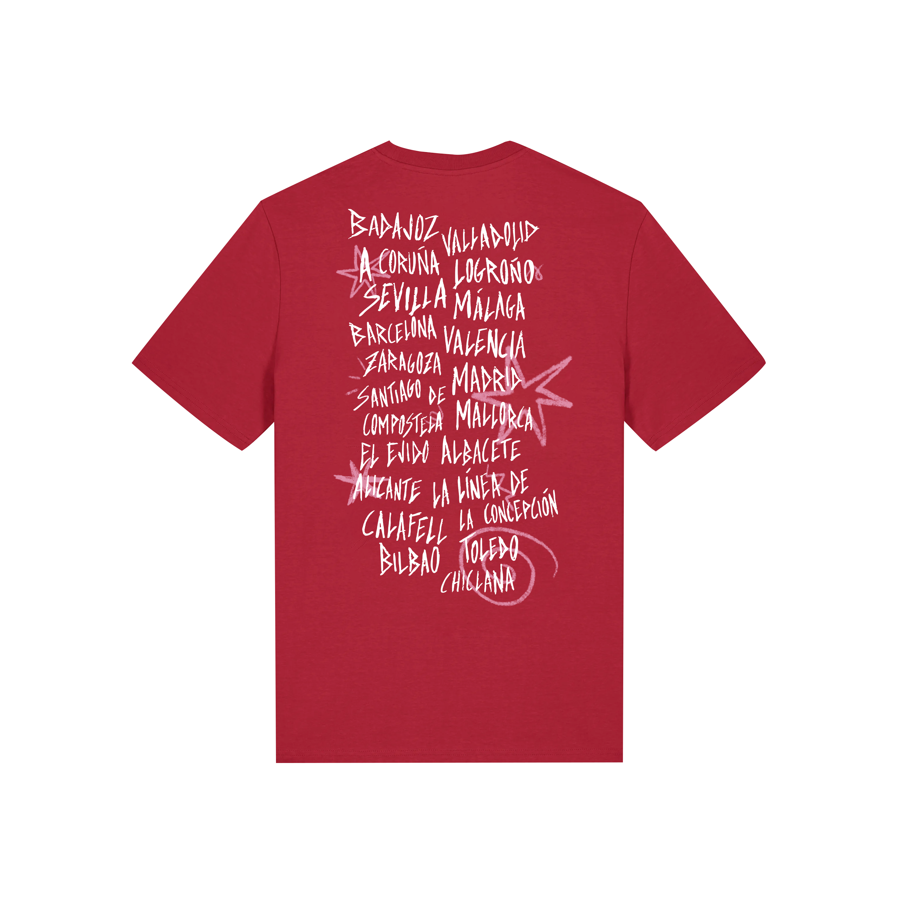 Playera "la libreta rosa tour" 2025