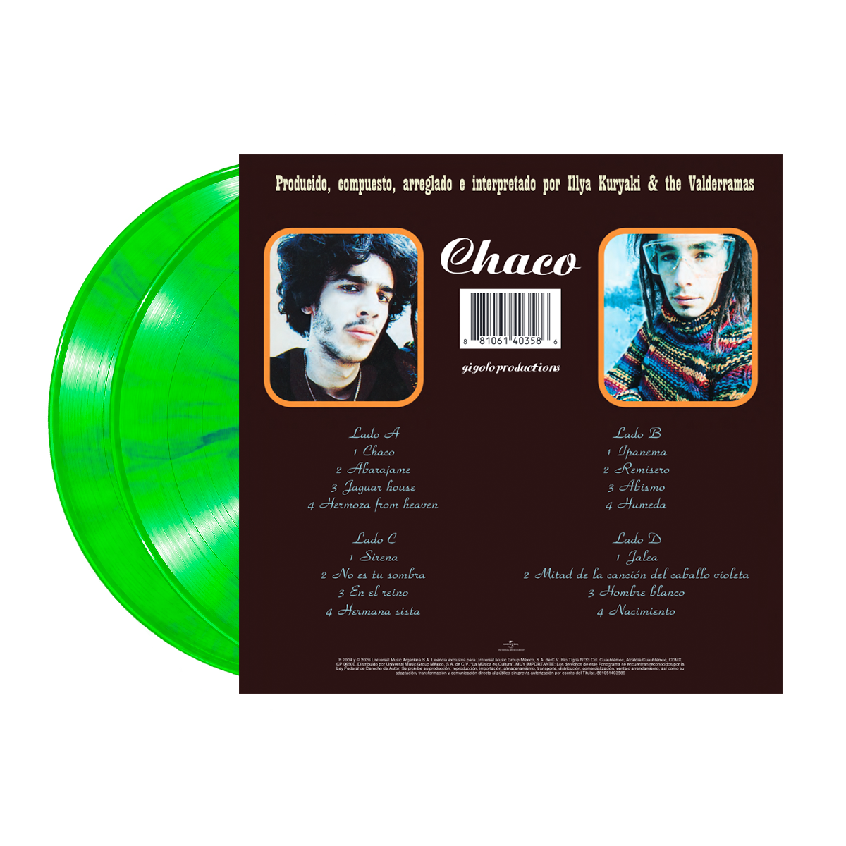 Chaco (2LP "Gooey Slime" Colour Vinyl)