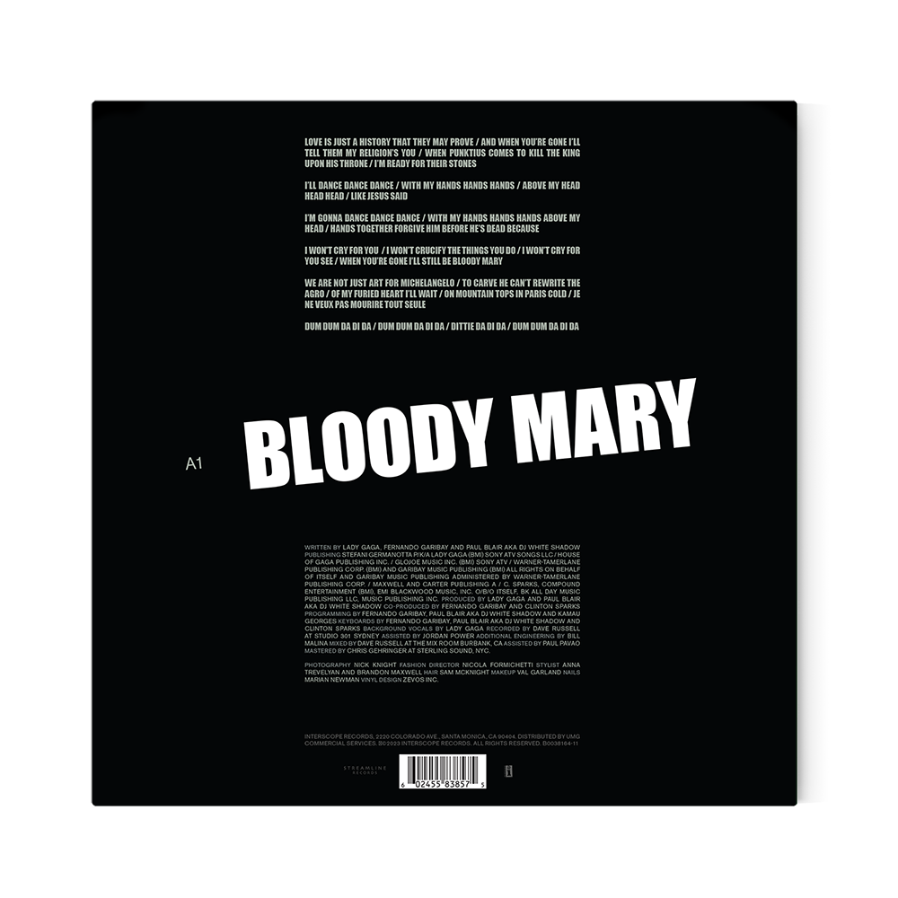 Bloody Mary (Glow In The Dark Vinyl)