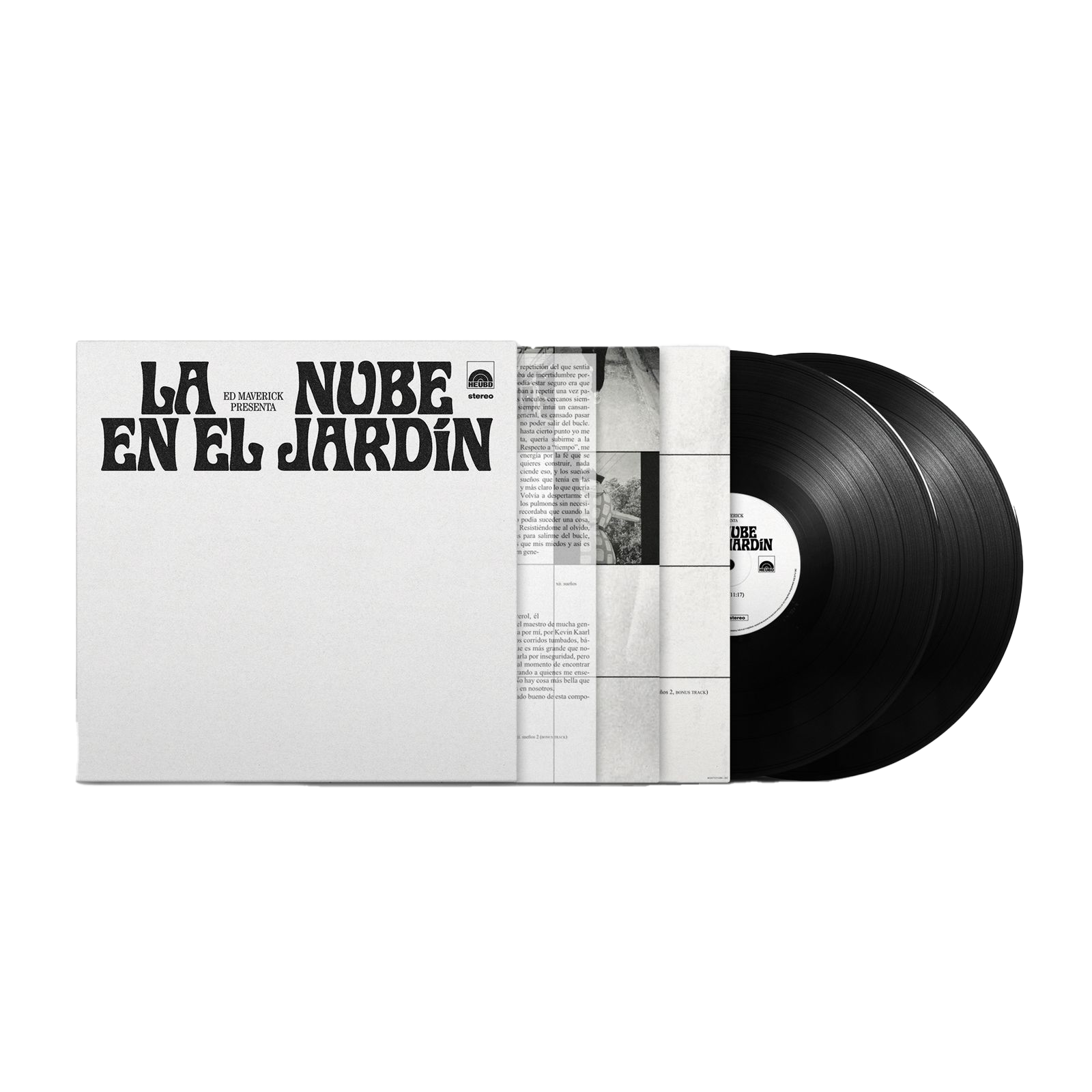 LA NUBE EN EL JARDÍN (Vinilo Doble Color Negro)