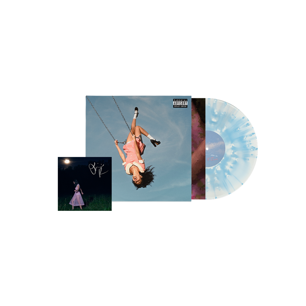 you seem pretty sad for a girl so in love - exclusive 'static lover' pop-up blue vinyl + signed art card