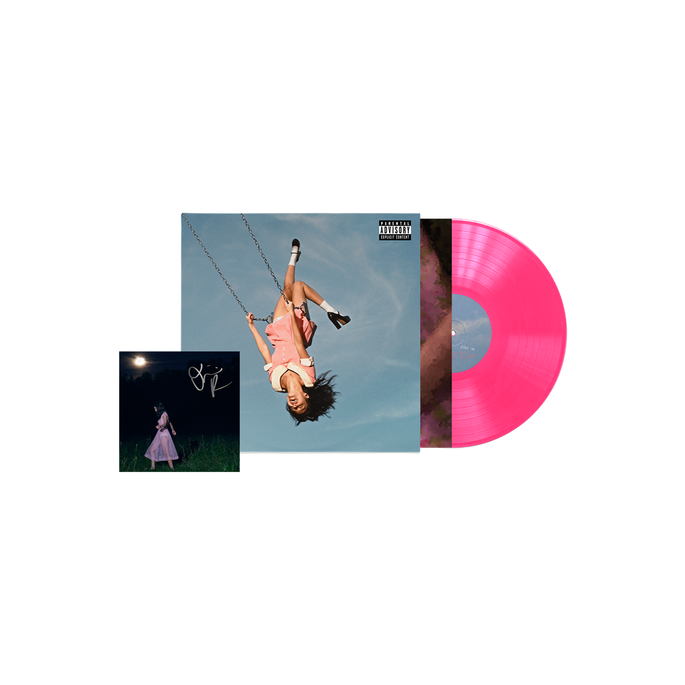 you seem pretty sad for a girl so in love - exclusive 'sticky sweet' hot pink vinyl + signed art card