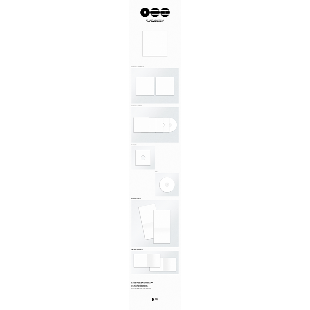 BTS The 5th Album 'ARIRANG'  (Group Red Vinyl)