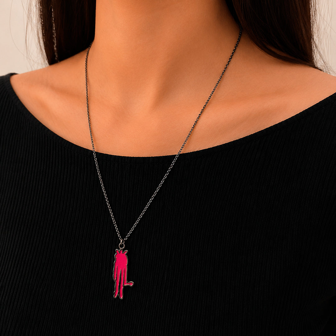 Dije Zoé "Memorito" con cadena (Plateado)