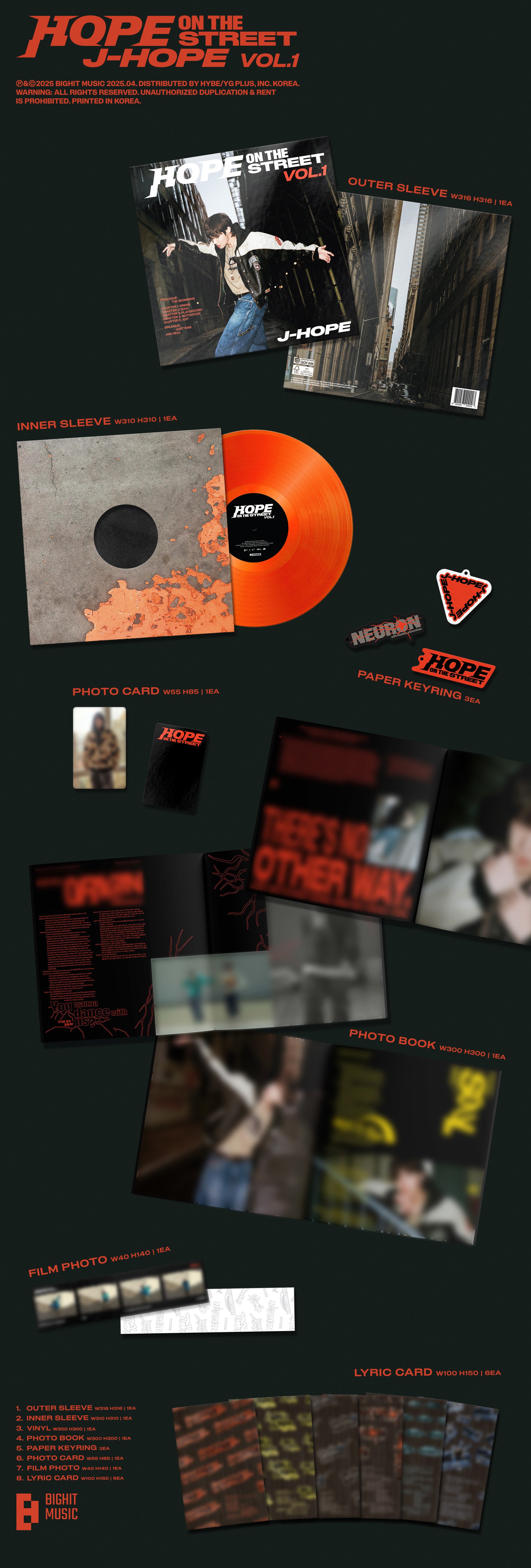 HOPE ON THE STREET VOL.1 (Vinyl)
