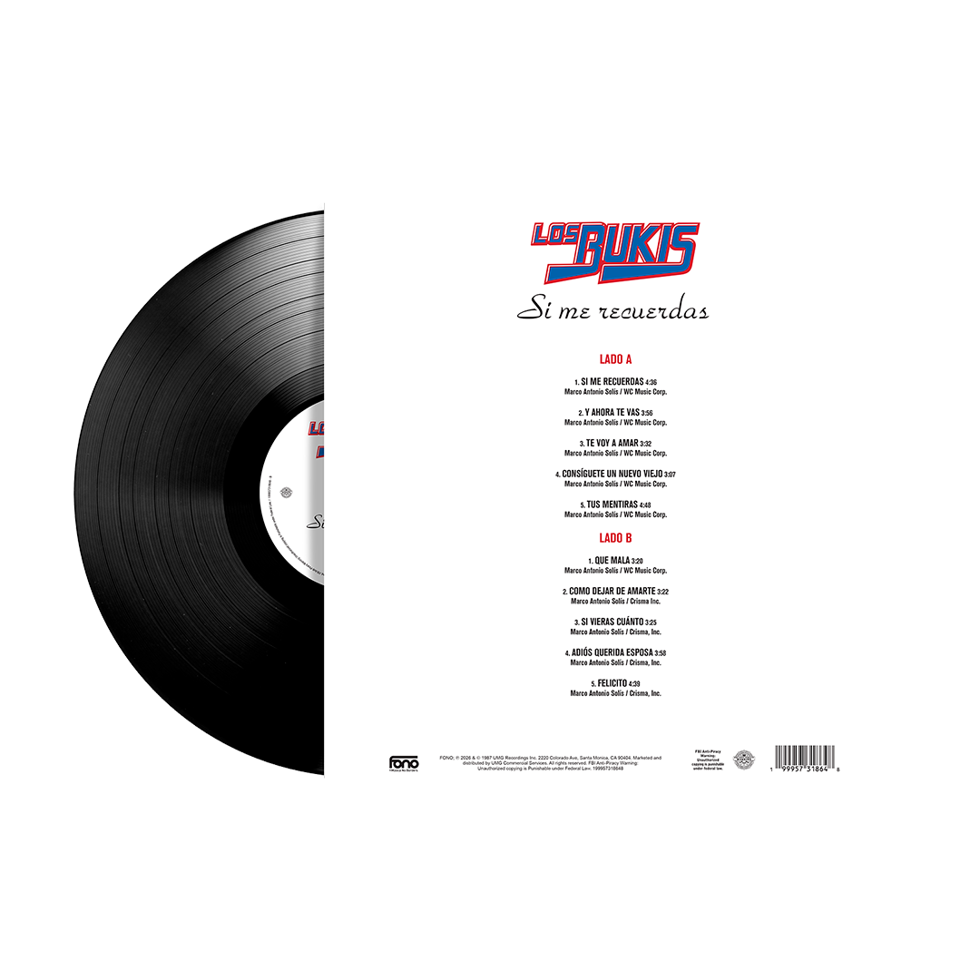 Si Me Recuerdas 1LP Vinyl