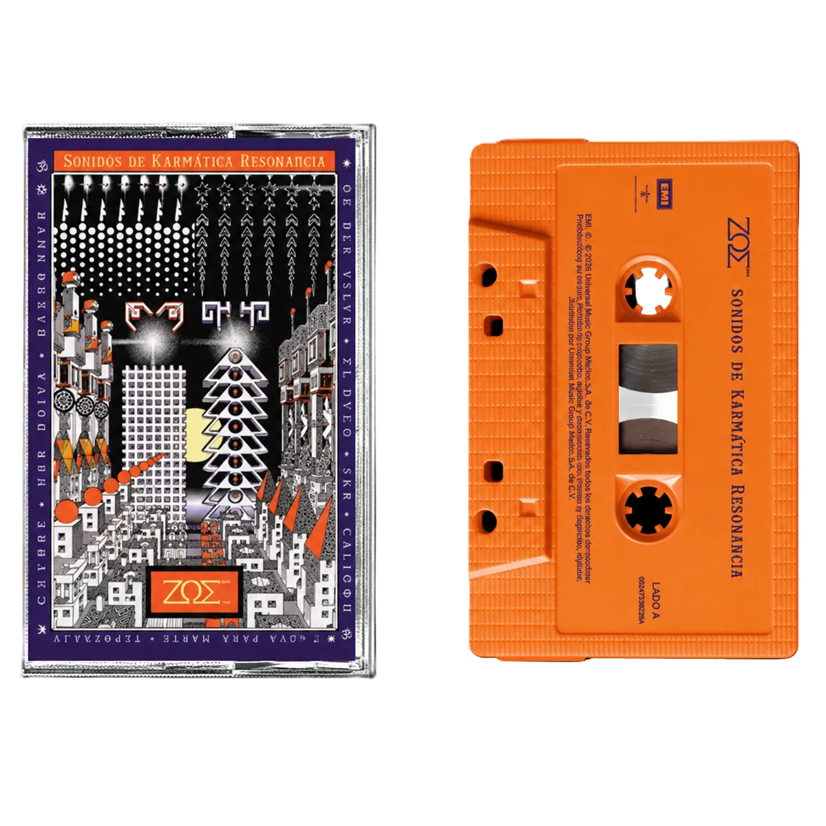 Sonidos De Karmática  (Cassette Edición Limitada color Naranja)