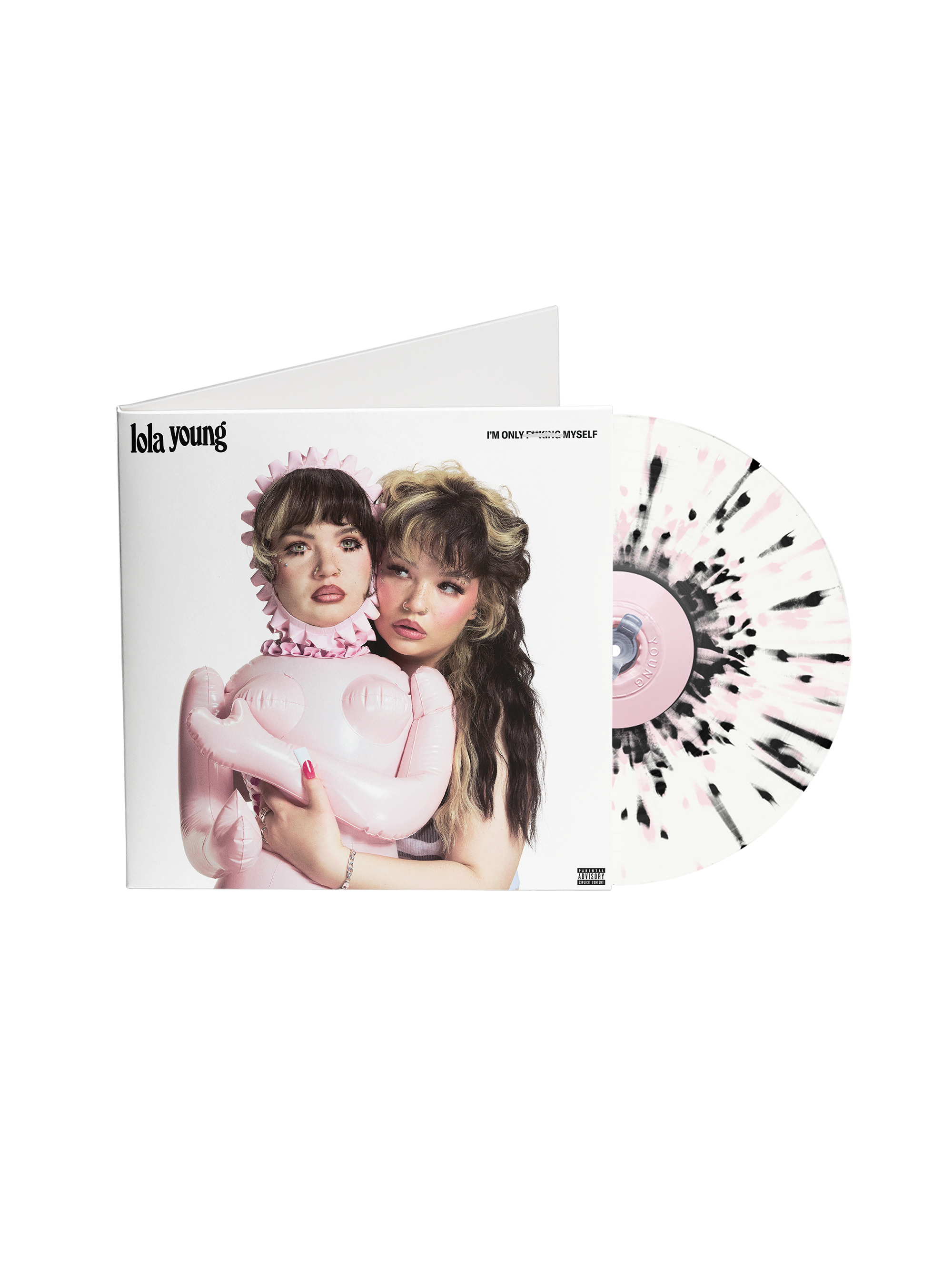 I'm Only F**king Myself: The "Blisters" Edition (Pink & Black Splatter Vinyl LP)