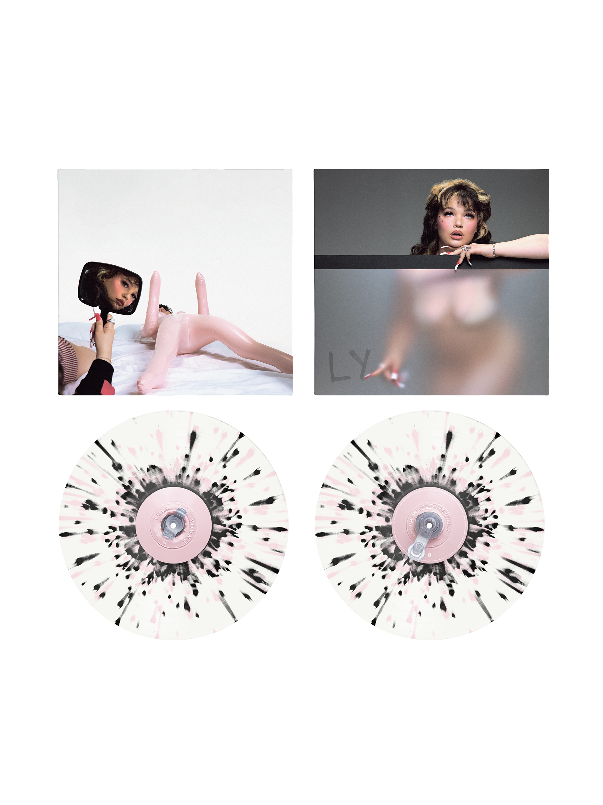 I'm Only F**king Myself: The "Blisters" Edition (Pink & Black Splatter Vinyl LP)