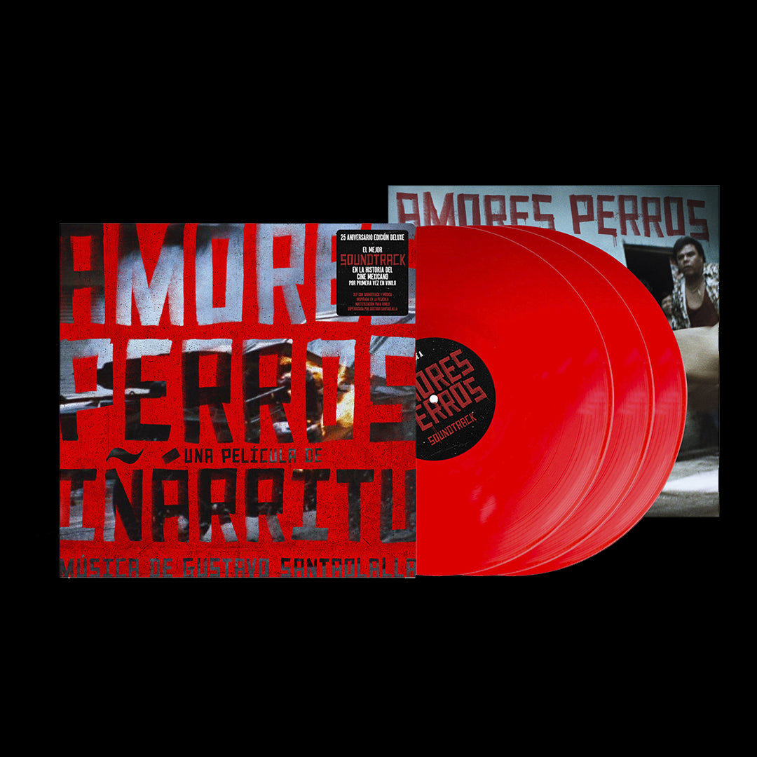 Amores Perros: Soundtrack y Música Inspirada en la Película (Edición 3LP Roja Exclusiva Gatefold + Inserto)