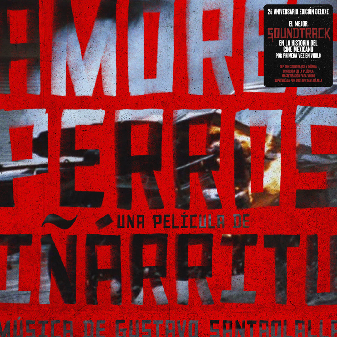 Amores Perros: Soundtrack y Música Inspirada en la Película (Edición 3LP Roja Exclusiva Gatefold + Inserto)