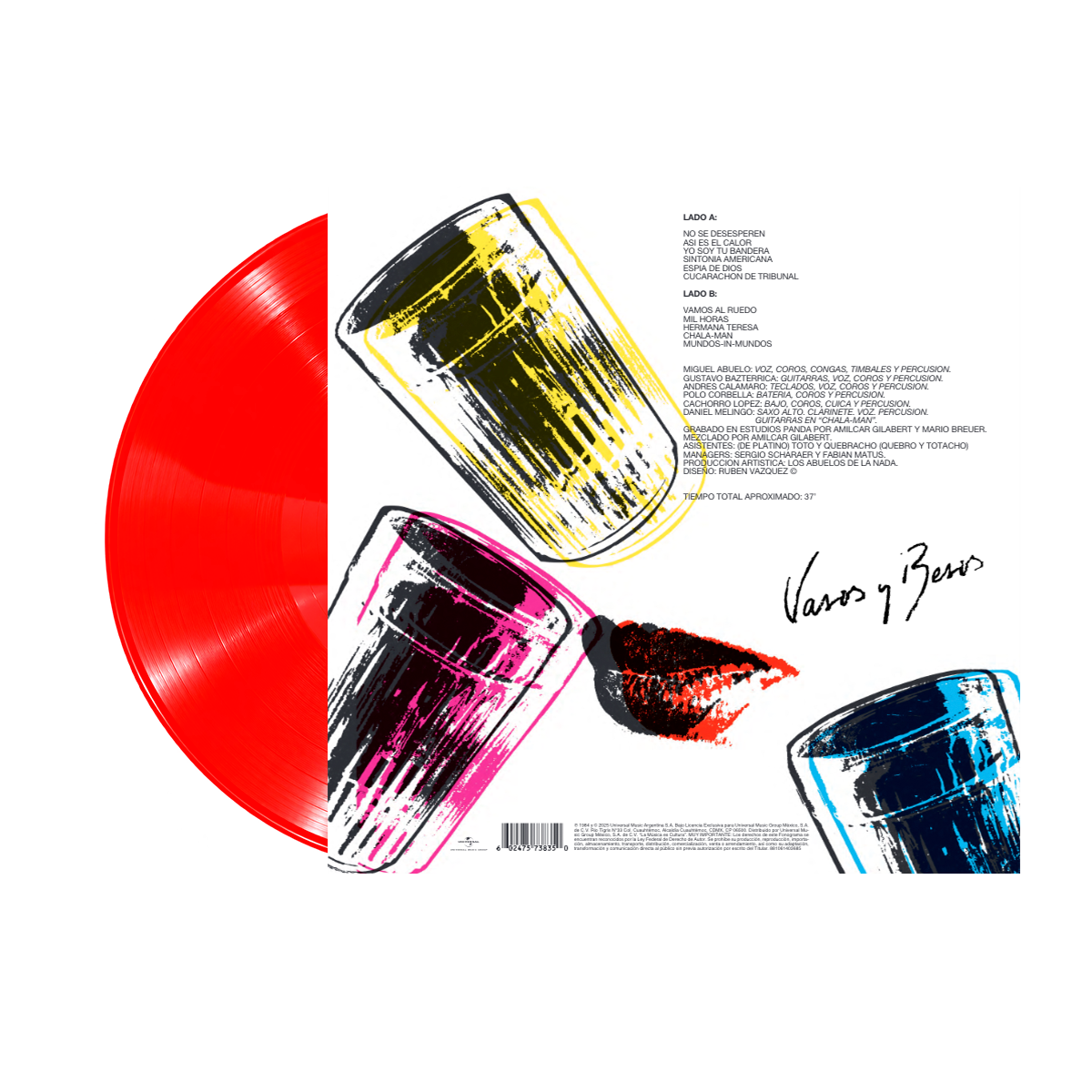 Vasos y Besos (1LP "Bloody" Colour Vinyl)