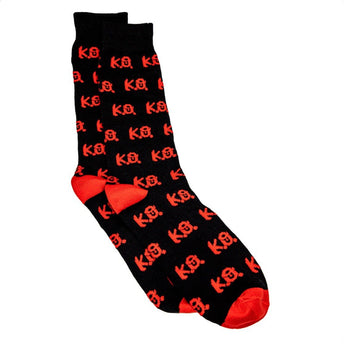 K.O. (Calceta Negro/Rojo)