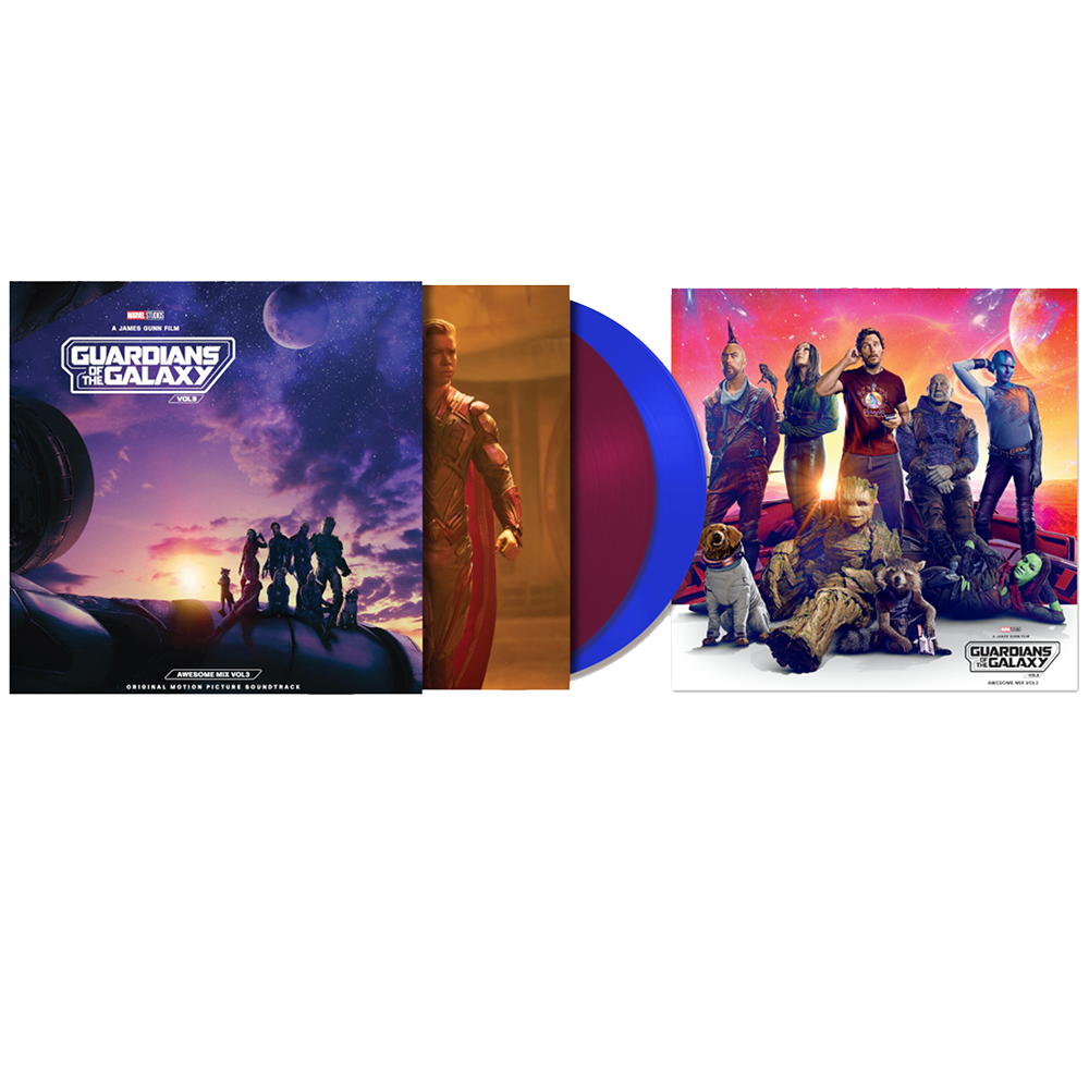 Guardians of the Galaxy Vol. 3: Awesome Mix Vol. 3 (Limited Transparent Grape Purple & Cobalt Blue 2LP)