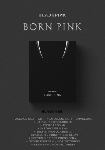 BORN PINK Box Set - Black Complete Edition
